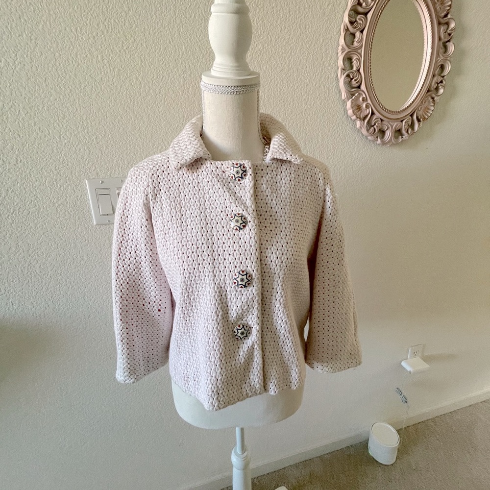 Cynthia Steffe Eyelet Embroidery Jacket